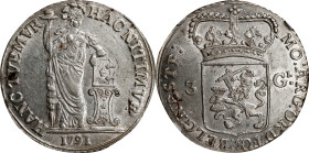 NETHERLANDS. West Friesland. 3 Gulden, 1791. Enkhuizen Mint. NGC MS-62.
Dav-1853; KM-141.2.

Estimate: $400.00- $600.00
