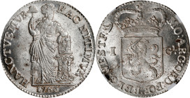 NETHERLANDS. West Friesland. Gulden, 1763. Enkhuizen Mint. NGC MS-64.
KM-97.5.

Estimate: $150.00- $300.00
