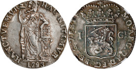 NETHERLANDS. West Friesland. Gulden, 1793. Enkhuizen Mint. NGC AU-58.
KM-97.5.

Estimate: $60.00- $100.00