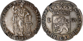 NETHERLANDS. West Friesland. Gulden, 1794. Enkhuizen Mint. NGC MS-65.
KM-97.5. NGC population 1, none finer.

Estimate: $500.00- $1000.00