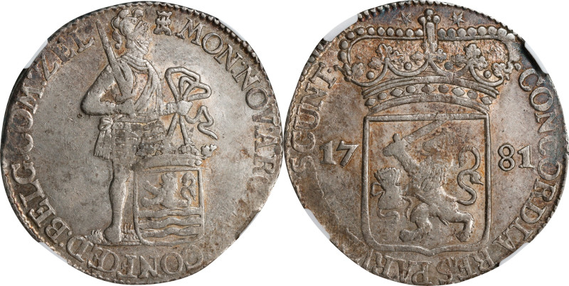 NETHERLANDS. Zeeland. Ducat, 1781. NGC AU-58.
Dav-1848; KM-52.4.

Estimate: $...