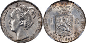 NETHERLANDS. Gulden, 1898. Utrecht Mint. Wilhelmina I. NGC Unc Details--Cleaned.
KM-122.1.

Estimate: $50.00- $100.00