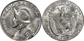 PANAMA. 1/2 Balboa, 1947. Philadelphia Mint. NGC MS-63.
KM-12.1.

Estimate: $50.00- $80.00