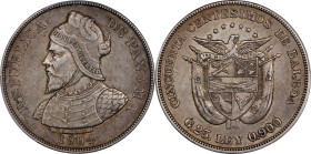 PANAMA. 50 Centesimos, 1904. Philadelphia Mint. PCGS AU-53.
KM-5.
From the R & J Robertson Collection.

Estimate: $60.00- $100.00