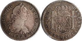 PERU. 4 Reales, 1778-LM MJ. Lima Mint. Charles III. PCGS VF-20.
KM-77; Cal-1089.

Estimate: $50.00- $100.00