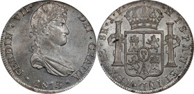 PERU. 8 Reales, 1813-LIMA JP. Lima Mint. Ferdinand VII. PCGS Genuine--Cleaned, Unc Details.
KM-117.1; Cal-1246.
From the Helena Collection.

Estim...
