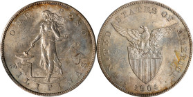 PHILIPPINES. Peso, 1904-S. San Francisco Mint. PCGS MS-63.
KM-168; Allen-16.04.

Estimate: $600.00- $900.00