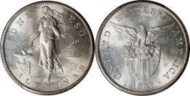 PHILIPPINES. Peso, 1907-S. San Francisco Mint. PCGS MS-62.
KM-172; Allen-17.01.

Estimate: $400.00- $600.00