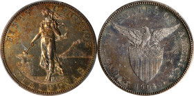 PHILIPPINES. 50 Centavos, 1904. Philadelphia Mint. PCGS PROOF-63.
KM-167; Allen-13.02.

Estimate: $500.00- $700.00