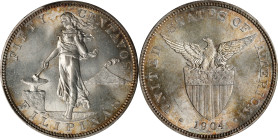 PHILIPPINES. 50 Centavos, 1904. Philadelphia Mint. PCGS MS-65.
KM-167; Allen-13.02.

Estimate: $300.00- $500.00