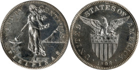 PHILIPPINES. 50 Centavos, 1908. Philadelphia Mint. PCGS PROOF-63.
KM-171; Allen-14.03. Mintage: 500.

Estimate: $400.00- $600.00