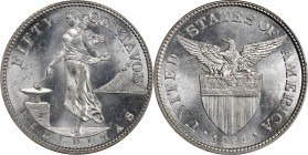 PHILIPPINES. 50 Centavos, 1921. Manila Mint. PCGS MS-63.
KM-171; Allen-14.10.

Estimate: $150.00- $300.00