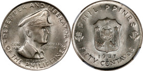 PHILIPPINES. 50 Centavos, 1947-S. San Francisco Mint. NGC MS-66.
KM-184; Allen-R1A.

Estimate: $75.00- $125.00