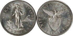 PHILIPPINES. 20 Centavos, 1904-S. San Francisco Mint. PCGS MS-64.
KM-166; Allen-10.04.

Estimate: $150.00- $300.00