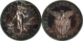 PHILIPPINES. 20 Centavos, 1906. Philadelphia Mint. PCGS PROOF-64.
KM-166; Allen-10.07.

Estimate: $300.00- $500.00