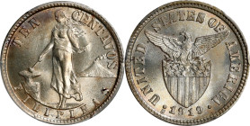 PHILIPPINES. 10 Centavos, 1919-S. San Francisco Mint. PCGS MS-66.
KM-169; Allen-8.14.

Estimate: $400.00- $600.00