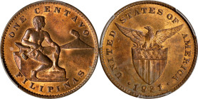 PHILIPPINES. Centavo, 1921. Manila Mint. PCGS MS-64 Red Brown.
KM-163; Allen-2.20.

Estimate: $60.00- $100.00