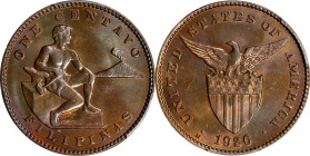 PHILIPPINES. Centavo, 1926-M. Manila Mint. PCGS MS-65 Brown.
KM-163; Allen-2.23.

Estimate: $60.00- $100.00