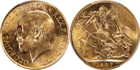 SOUTH AFRICA. Sovereign, 1927-SA. Pretoria Mint. George V. PCGS MS-62.
S-4004; Fr-5; KM-21. AGW: 0.2355 oz.

Estimate: $500.00- $700.00