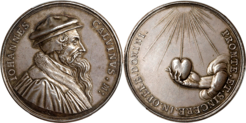 SWITZERLAND. Geneva. 200th Anniversary of the Birth of John Calvin, ND (ca. 1709...