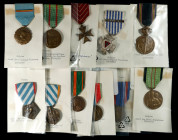 MIXED LOTS. Belgium - France. Collection of Medals Pertaining to the Victims of Hardships (11 Pieces), ND (early-mid 20th Century). Average Grade: ALM...