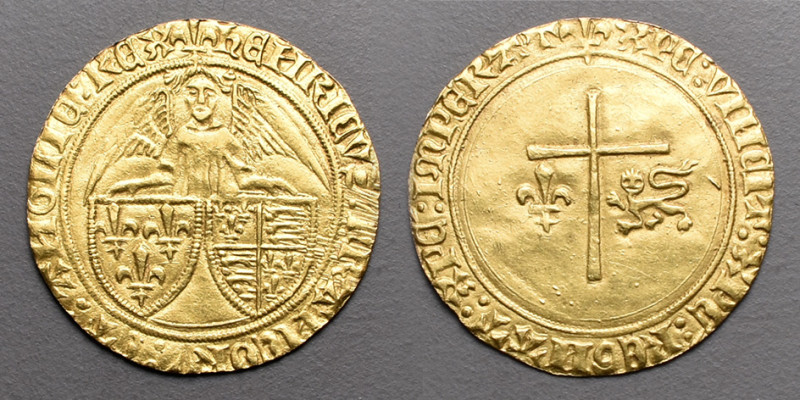 Le Royaume de France > Henri VI (1422-1453)
Angelot. St-Lô (Lis). (24 Mai 1427)....