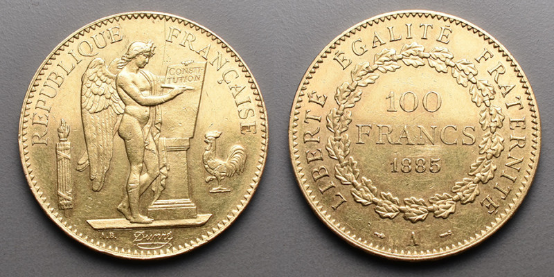 19e et 20e siècles, le systéme décimal > 3e République (1871-1940)
100 Francs "g...