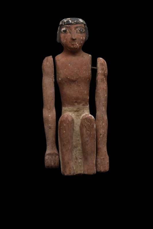 LARGE ANCIENT EGYPTIAN CEDAR WOOD BOATMAN FIGURE
Middle Kingdom,11th - 13th Dyn...