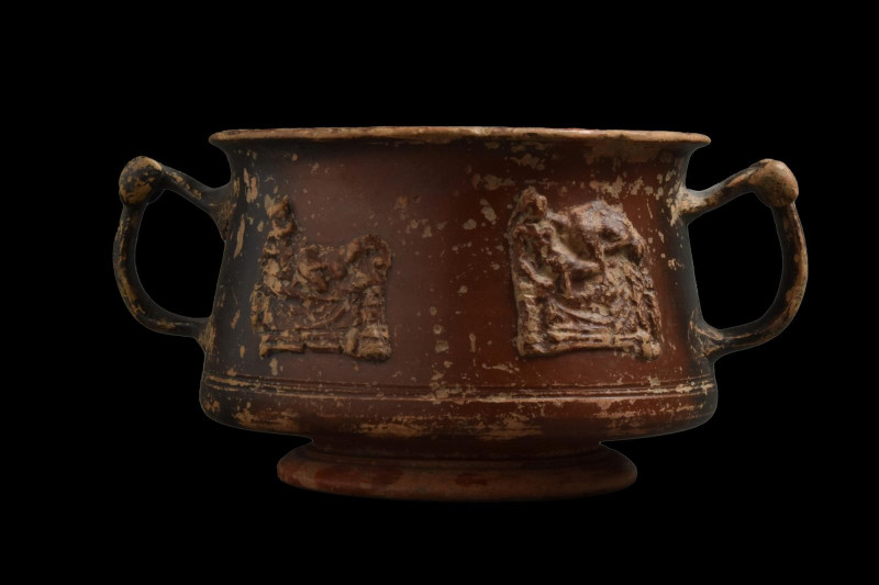HELLENISTIC SKYPHOS DECORATED WITH EROTIC SCENES - EX. CHRISTIE'S
Late Hellenis...