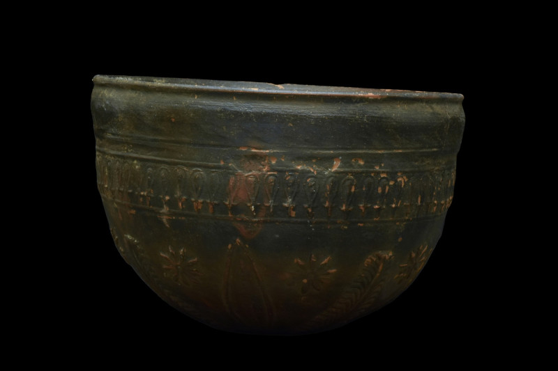 GREEK HELLENISTIC MEGARIAN MOLD FORMED BOWL
Eastern Mediterranean, Ca. 1st cent...