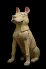 CHINESE HAN DYNASTY TERRACOTTA GUARD DOG FIGURE - TL TESTED