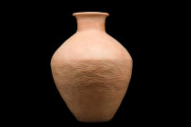 CHINESE LARGE NEOLITHIC POTTERY JAR CAIYAN CULTURE - TL TESTED