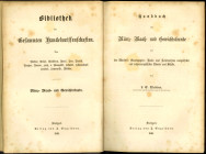 ALLGEMEIN. 
Lexika, Nachschlagewerke. 
BLEIBTREU L.C. Handbuch der Münz- Maaß- und Gewichtskunde und des Wechsel- Staatspapier-. . 

Geprägtes Gan...