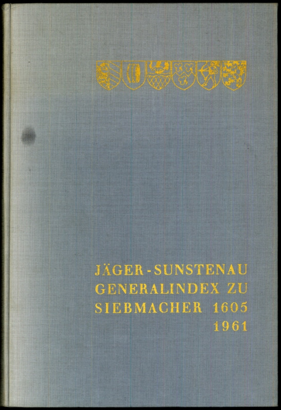 ALLGEMEIN. 
Heraldik. 
NEUBECKER, O. General- Index zu den Siebmacher`schen Wa...