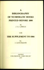 ALLGEMEIN. 
Bibliographien. 
LIPSIUS, J.G. / LEITZMANN, J. A Bibliography of Numismatic Books. . 

Ganzleinen II