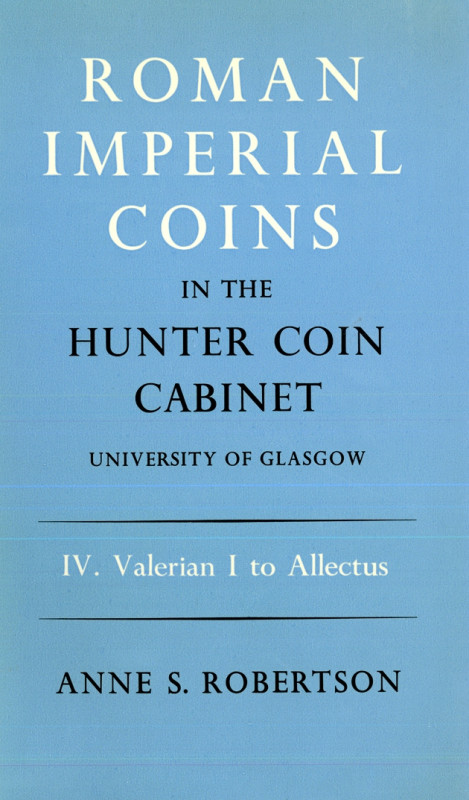 ANTIKE. 
Römer. 
ROBERTSON, A.S. Roman Imperial Coins in the Hunter Coin Cabin...