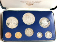 Barbados. 
Proof set 1976, Franklin Mint. 8 coins in one box.. 

Proof