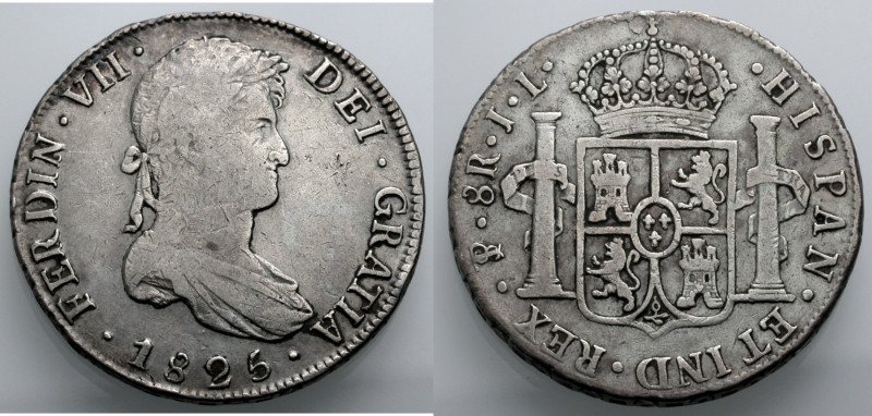 Bolivien. 
Unter spanischer Herrschaft. 
FERNANDO VII, 1808-1825. 8 Reales 182...