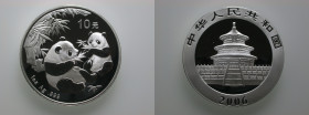 China. 
Volksrepublik. 
Panda 10 Yuan = 1 ounce 2006. . 

Brilliant uncirculated