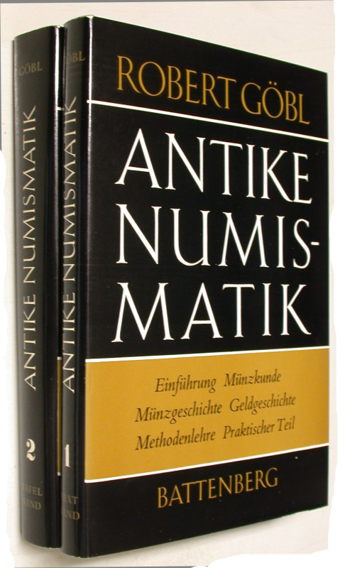 Antike Numismatik. 
GÖBL, R. Antike Numismatik. München 1978. 2 Bände. 248+283 ...