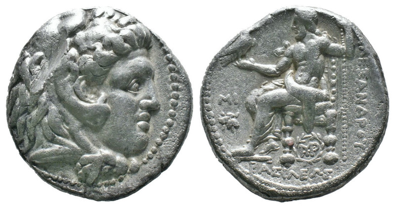 (Silver, 17.00g 25mm)Kings of Macedon. Babylon. Alexander III "the Great" 336-32...