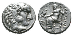 (Silver, 3.79g 16mm) Macedonia - Alexander III The Great 336-323 BC and successors. drachma ok. 319-305 pne, Magnesia ad Maeandrum; Aw: Głowa Herakles...