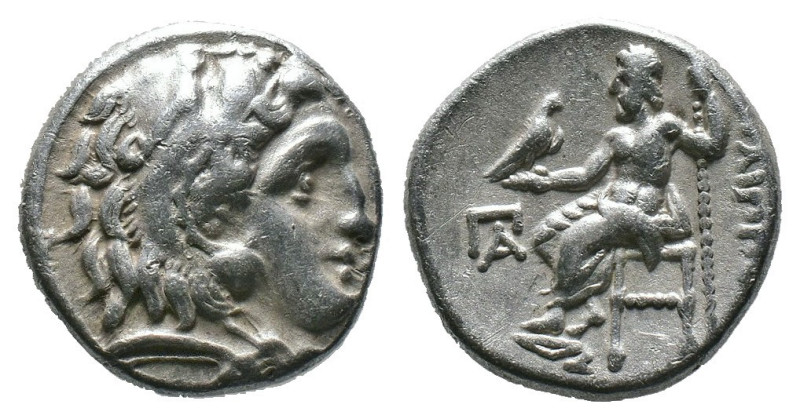 (Silver, 4.17g 16mm)Greece and posthellenic period - Macedonia - Alexander III T...