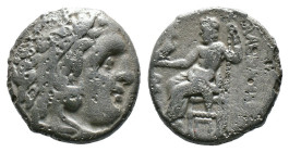 (Silver, 3.87g 16mm)Kıng of macedon alexander III .Herakles head with skin of a lion to the right. Rev: enthroned Zeus left