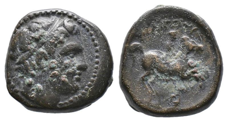 (Bronze, 6.99g 17mm)Kings of Macedon. Uncertain mint in Macedon. Philip III Arrh...