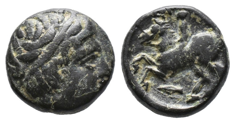 (Bronze, 6.31g 16mm)Griechische Münzen
 Könige von Makedonien. Philippos II. 359...