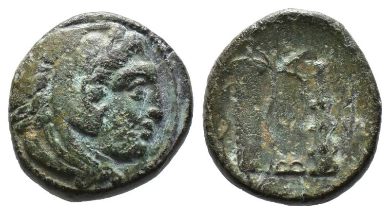 (Bronze, 5.12g 17mm)KINGS OF MACEDON, Alexander III 'the Great' (Circa 336-323 B...