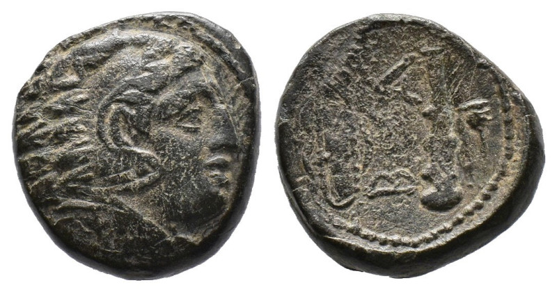 (Bronze, 5.99g 17mm)KINGS OF MACEDON, Alexander III 'the Great' (Circa 336-323 B...