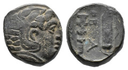 (Bronze, 5.55g 16mm)KINGS OF MACEDON, Alexander III 'the Great' (Circa 336-323 BC)