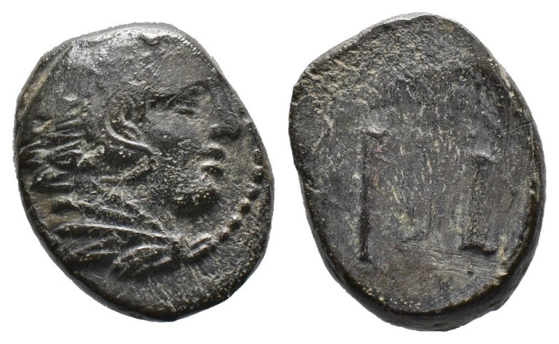 (Bronze, 5.50g 18mm)KINGS OF MACEDON, Alexander III 'the Great' (Circa 336-323 B...